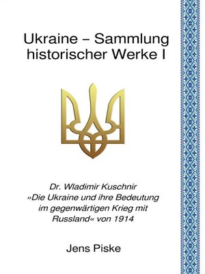 cover image of Ukraine – Sammlung historischer Werke I